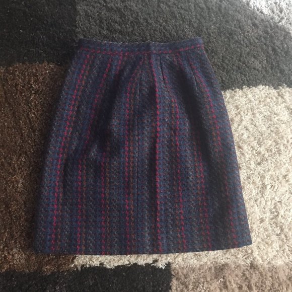 ILGWU Plaid/Stripe Skirt - Picture 2 of 6